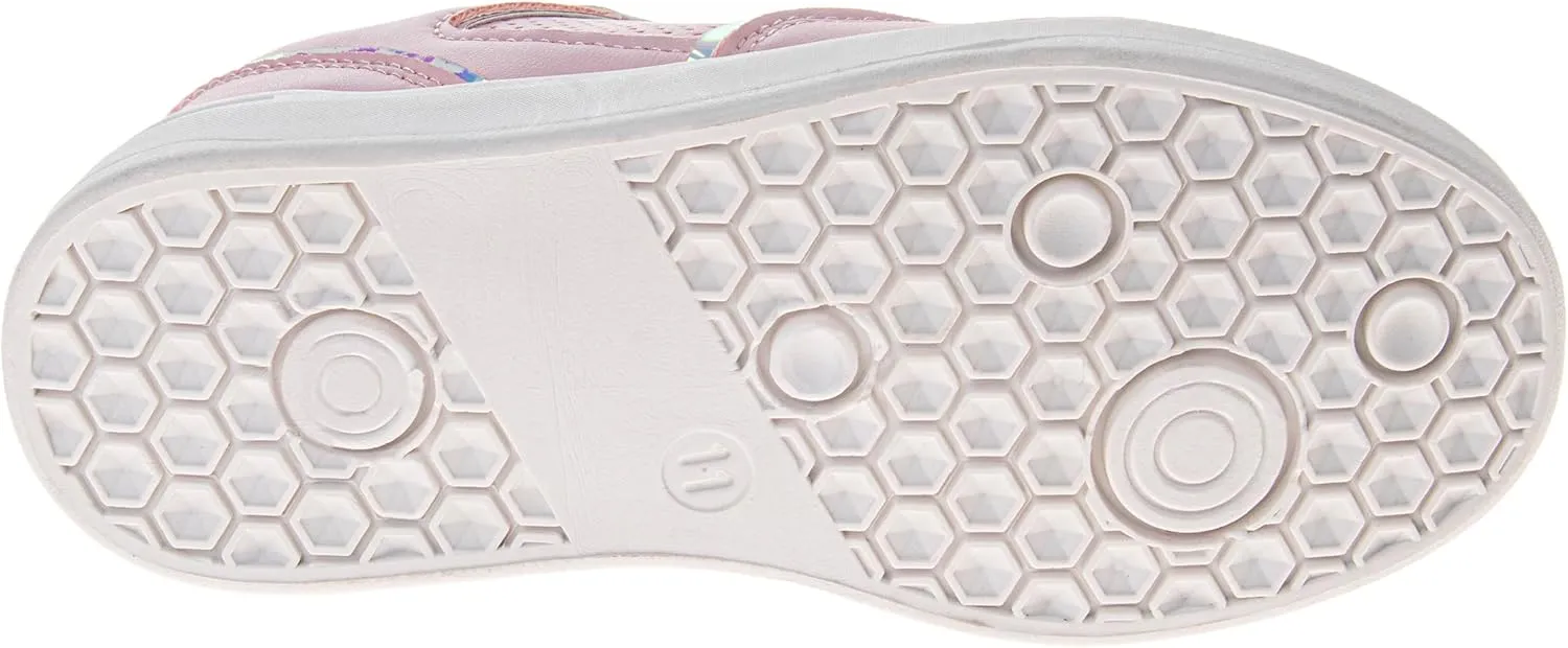 Josmo Girls Casual Lace-Up Sneakers - Stylish Low Top Fashion Tennis Shoes for Little Kid to Big Kid