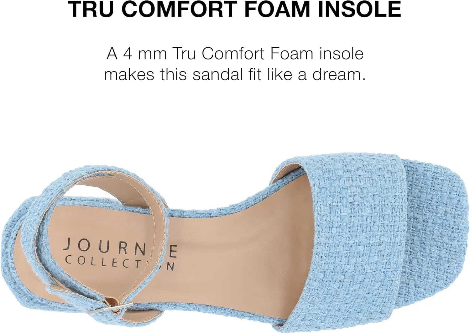Journee Collection Womens Buckle Slingback Heels