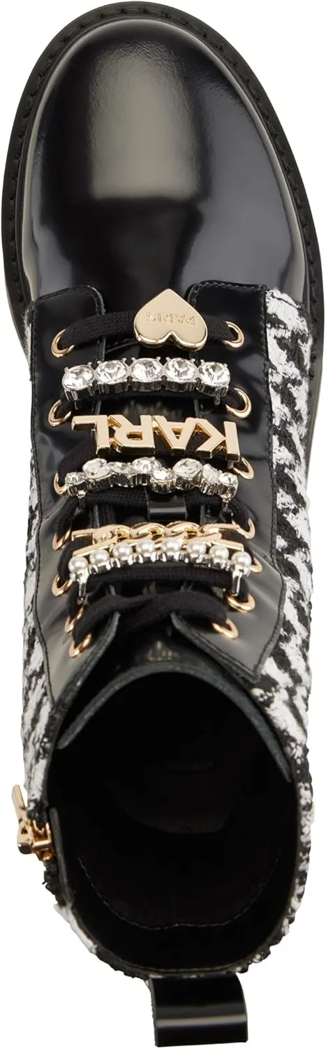 KARL LAGERFELD womens Everyday Cold Weather Mela - Combat Boot