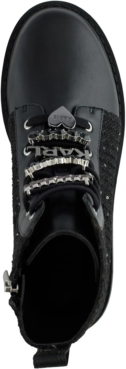 KARL LAGERFELD womens Everyday Cold Weather Mela - Combat Boot
