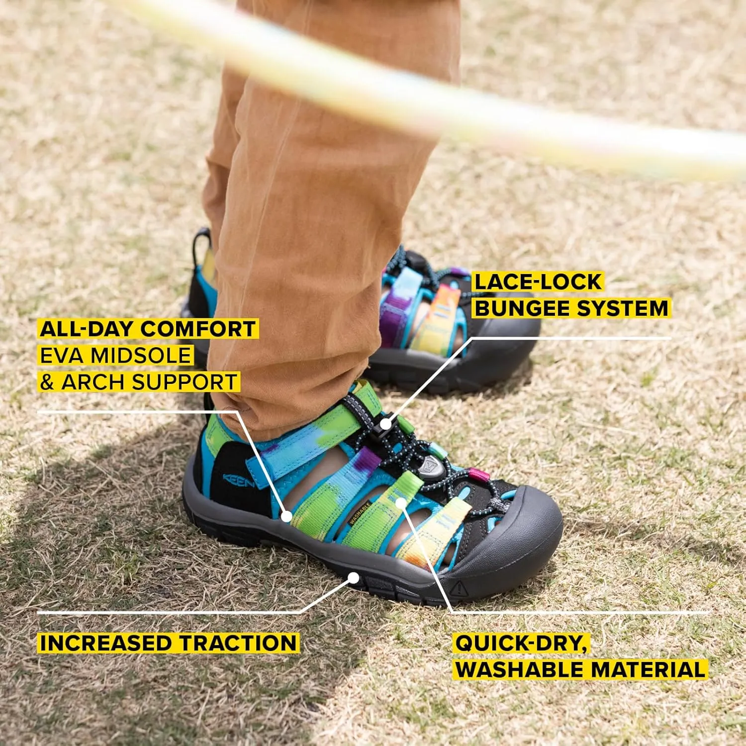 KEEN Kids' Newport H2 Closed Toe Water Sandal