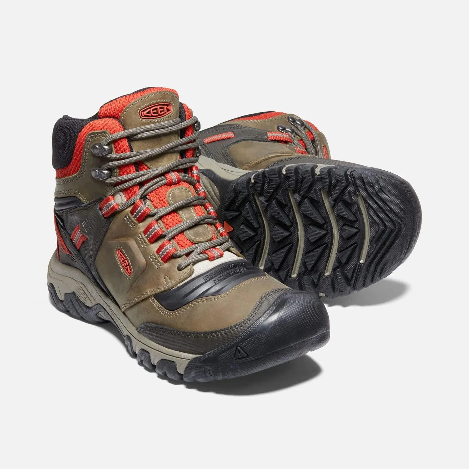 KEEN Men's Ridge Flex Mid Height Waterproof Hiking Boots