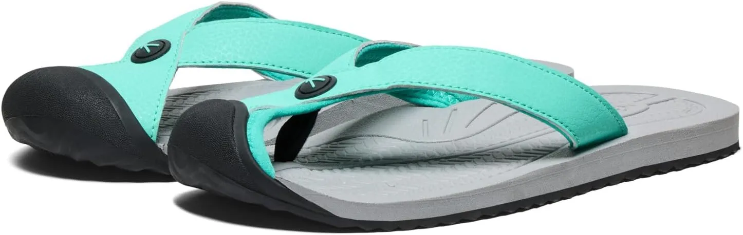 KEEN Women's Barbados Breathable Comfortable Sandal Toe Protection Flip-Flops