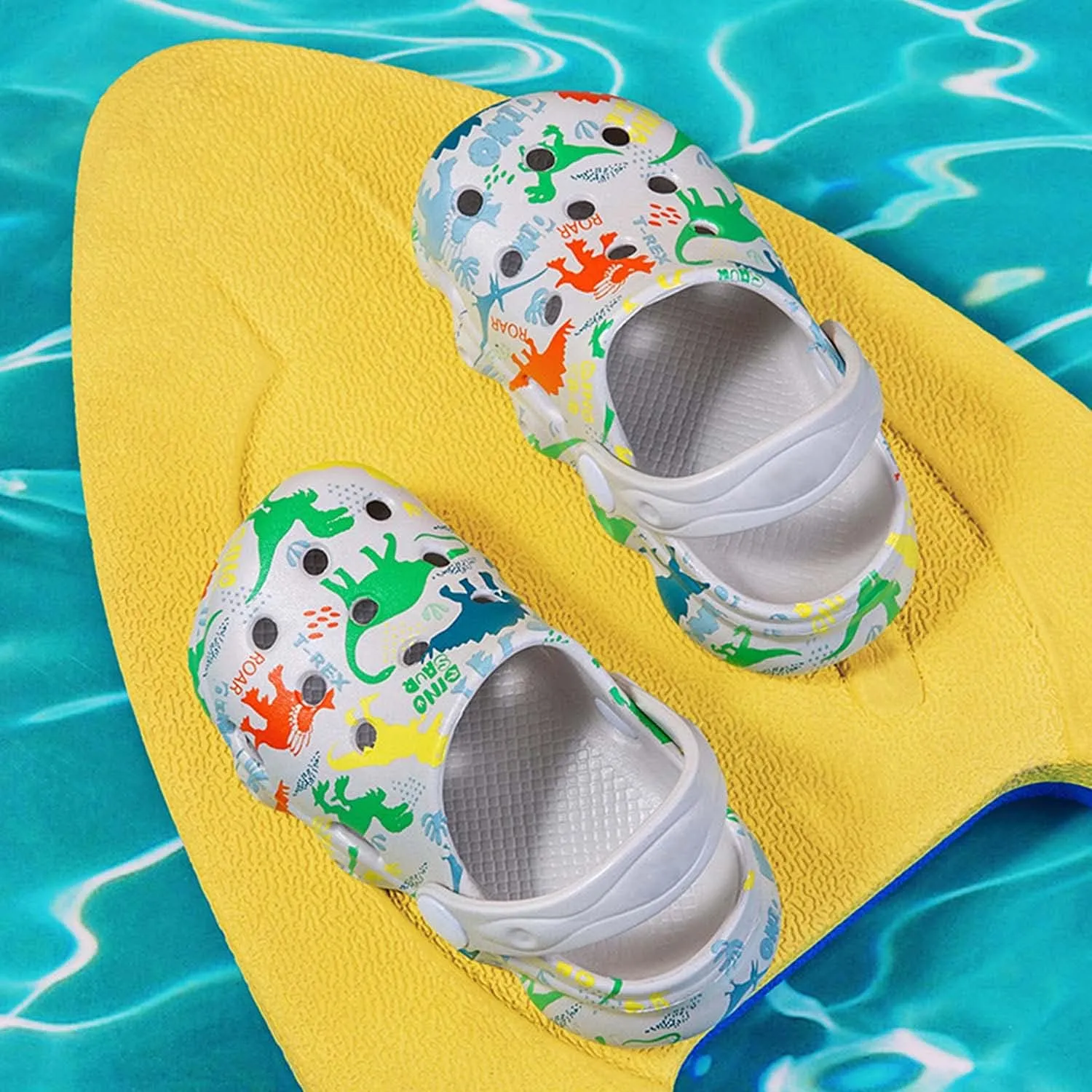 Kid Garden Clogs Slip On Shoes Boys Girls Sandals Cute Cartoon Water Shower Slippers