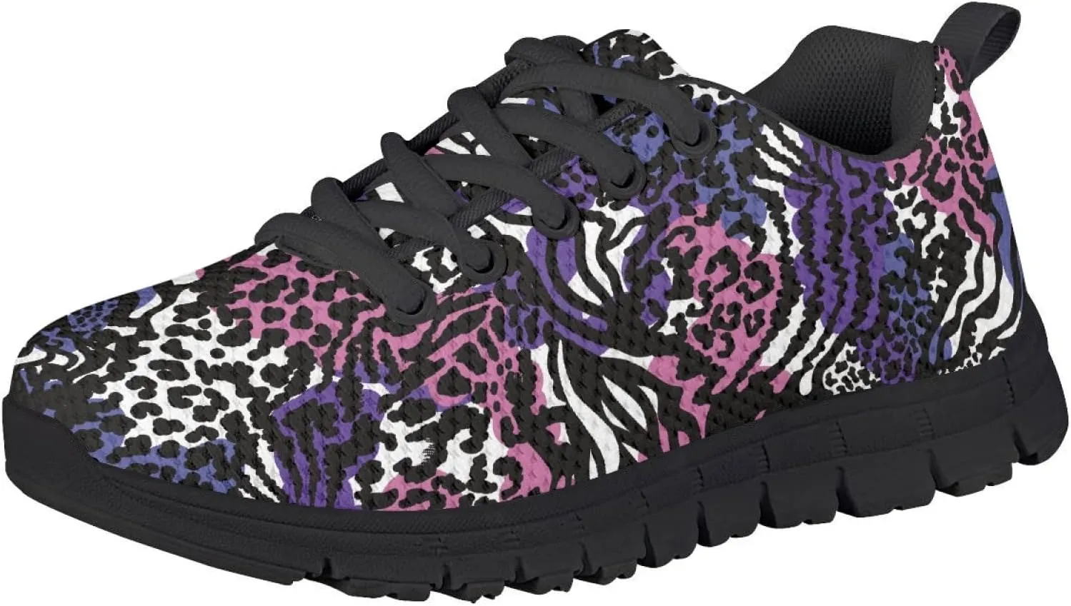 Kids Sneakers Lightweight Washable Fashion Breathable Running Shoes Girls Athletic Shoes Lace-up Sneaker