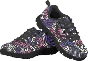Kids Sneakers Lightweight Washable Fashion Breathable Running Shoes Girls Athletic Shoes Lace-up Sneaker