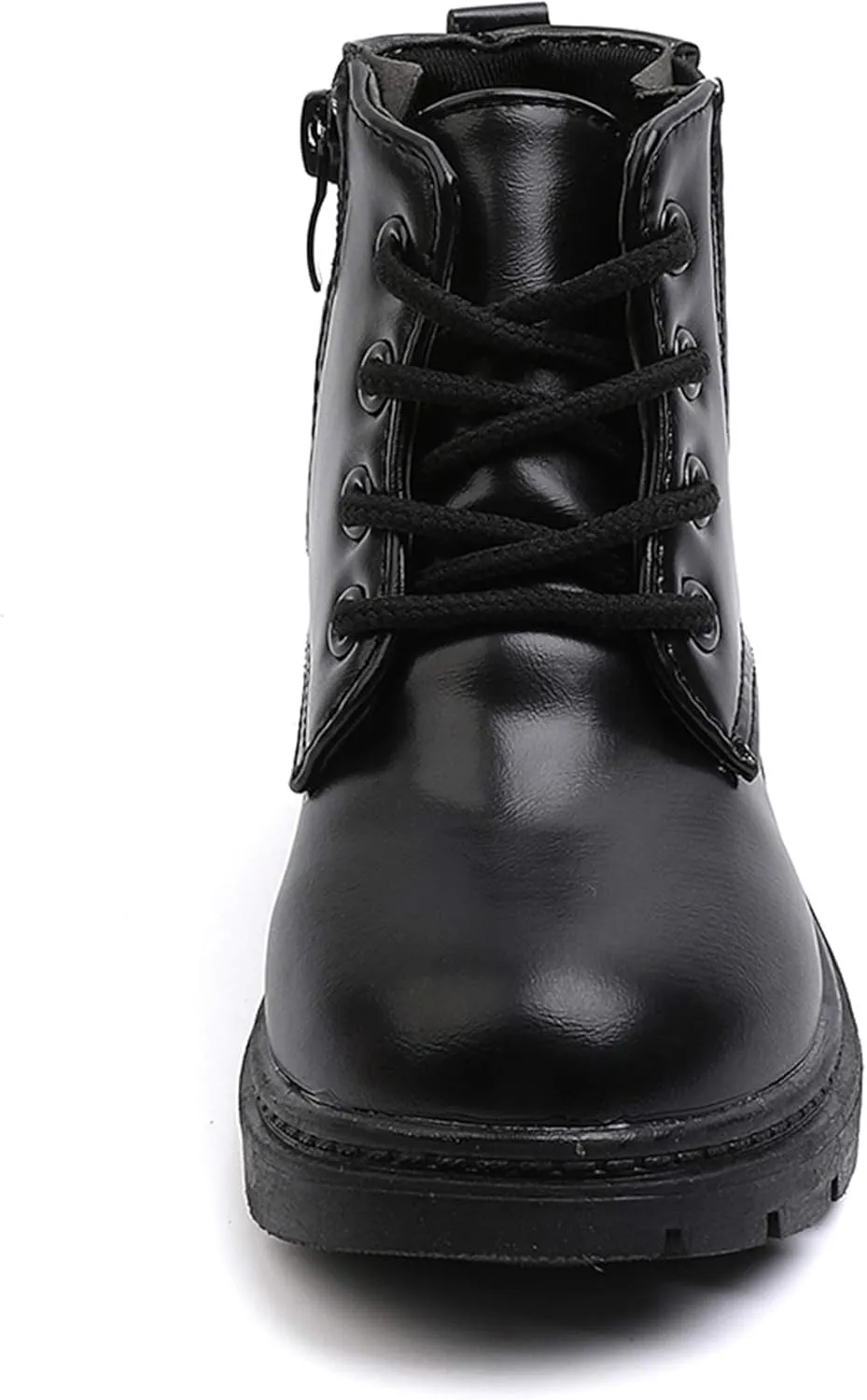 Komfyea Boys And Girls Lace Up Zipper Outdoor Ankle Boots(Toddler/Little Kids)