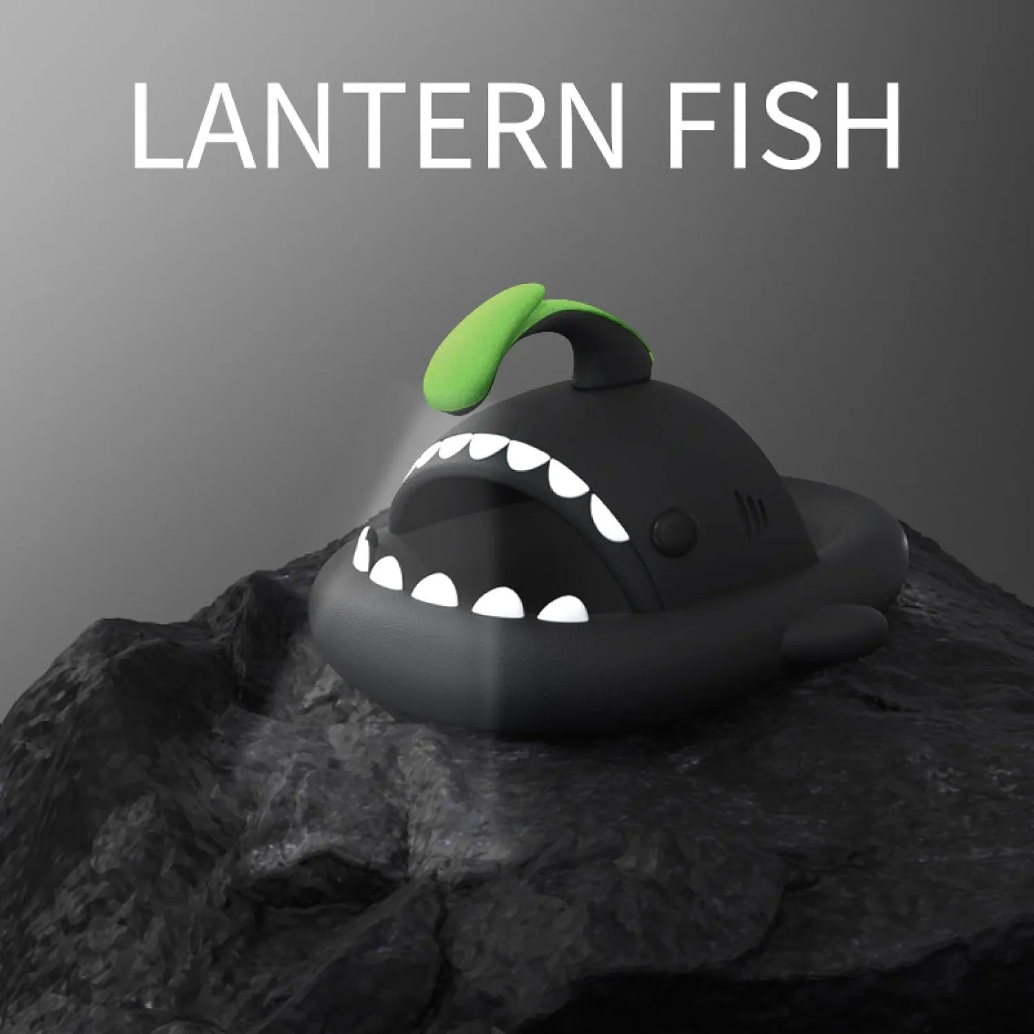 Lantern shark slippers indoor and outdoor thick-soled slippers soft-soled home sandals for men women adult