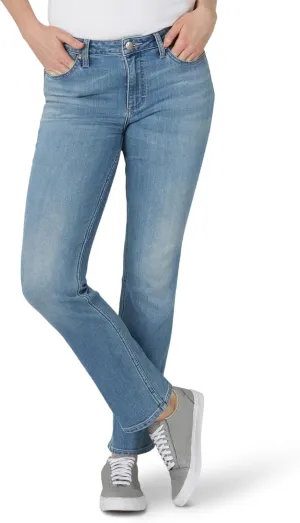 Lee Women's Legendary Mid Rise Straight Leg Jean