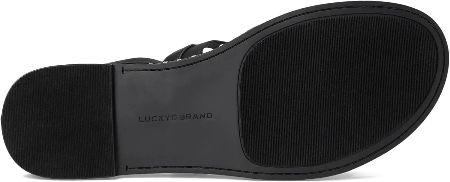 Lucky Brand Women's Korina Beaded Gladiator Sandals Flat