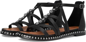 Lucky Brand Women's Korina Beaded Gladiator Sandals Flat