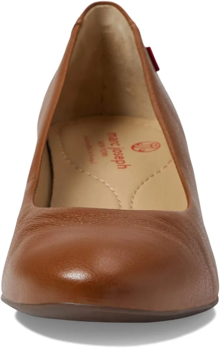 Marc Joseph New York Prospect Wedges for Women – Leather Construction – Almond Toe – Rubber Outsole