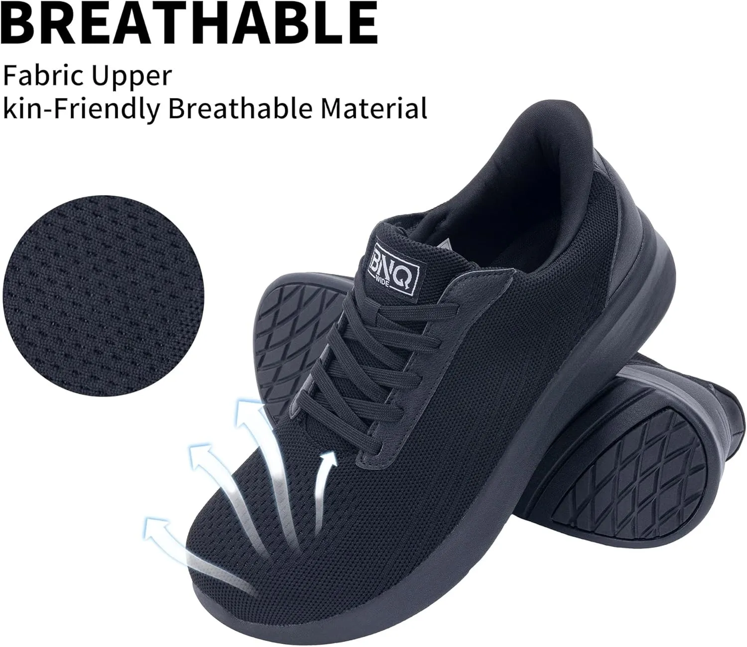 MEHOTO Men's Wide Walking Shoes | Tennis Minimalist Sneakers | Zero Drop Sole US 7-12