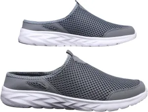 Men Sports Flat Bottom Shoes Lightweight Fly Woven Mesh Breathable Slip On Fashion Sneaker for Spring and Summer