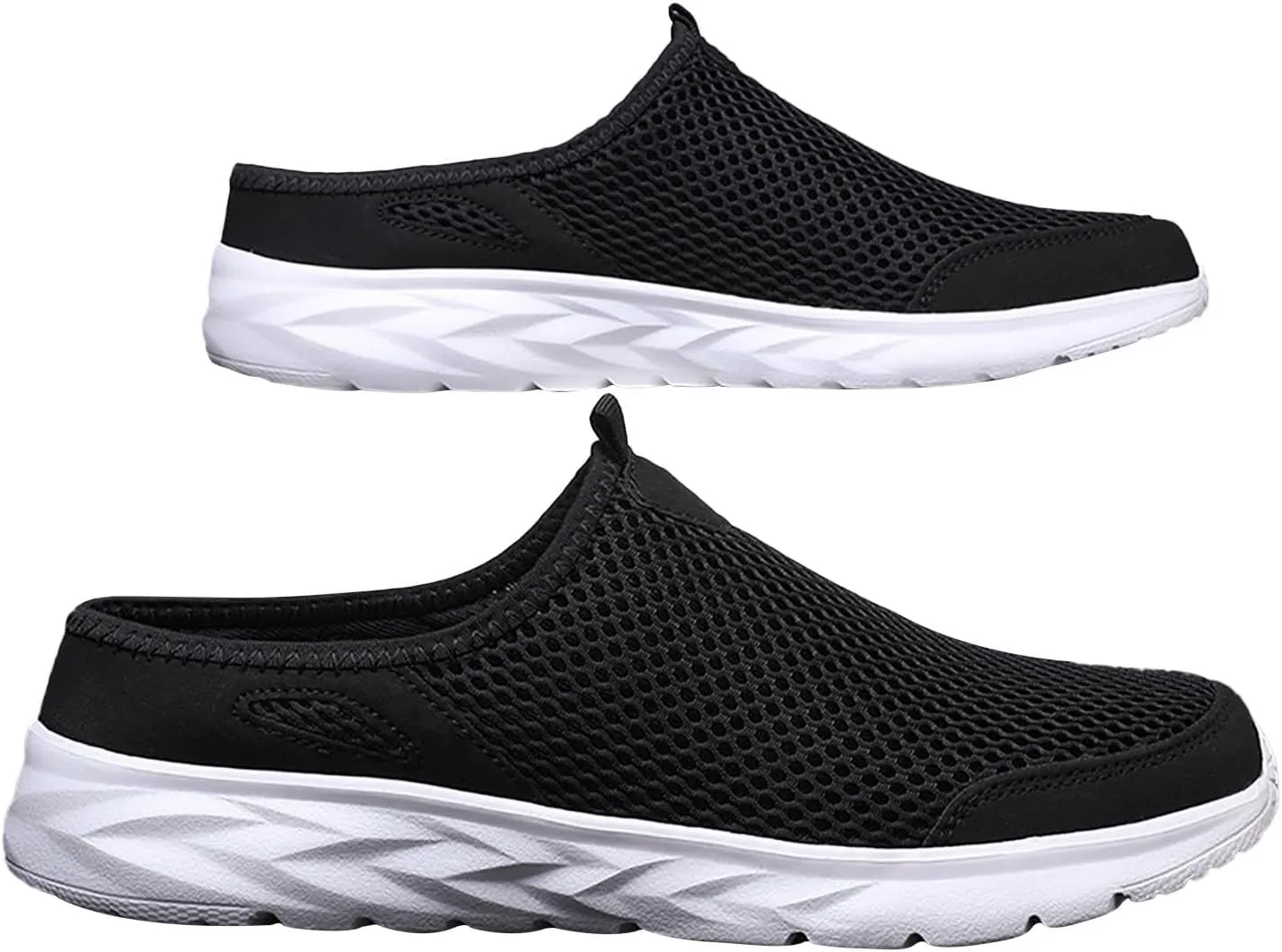 Men Sports Flat Bottom Shoes Lightweight Fly Woven Mesh Breathable Slip On Fashion Sneaker for Spring and Summer