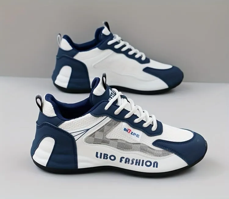 Men's Breathable Mesh Sneakers - Lightweight Non-Slip Comfort Walking Shoes,All-Season Casual Athletic Shoes for Work & Outdoor