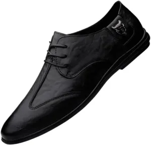 Men's Derby Shoes Comfortable Low Business Formal Dress Shoes All-Day Comfort Lightweight Fashion Sneakers for Men