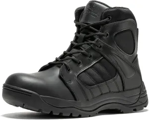 Mens Tactical Boots Side Zipper 6 Inch Lightweight Comfortable Military Tactical Boots Army Boot(BMP111)
