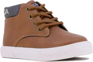 Nautica Kids Chukka Boots with Lace-Up and Zipper Ankle Bootie Design | Boys-Girls | Dress Shoes | Size for Toddler & Little Kids