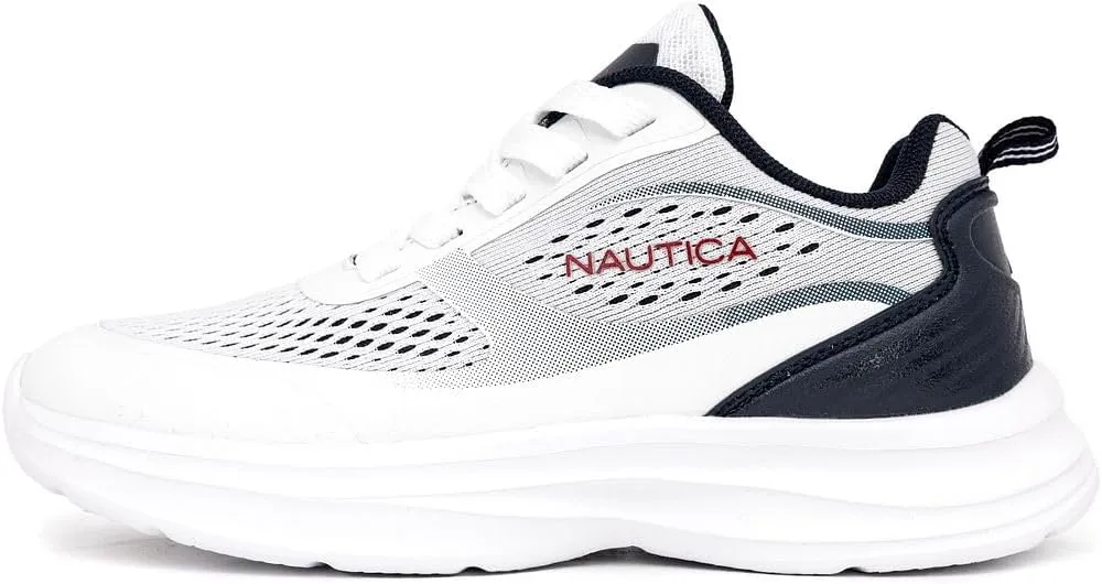 Nautica Kids Sneakers for Boys & Girls - Max Cushion Fashion Running & Walking Shoes Lace-Up/Bungee (Toddler/Little Kid/Big Kid)