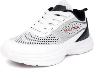 Nautica Kids Sneakers for Boys & Girls - Max Cushion Fashion Running & Walking Shoes Lace-Up/Bungee (Toddler/Little Kid/Big Kid)