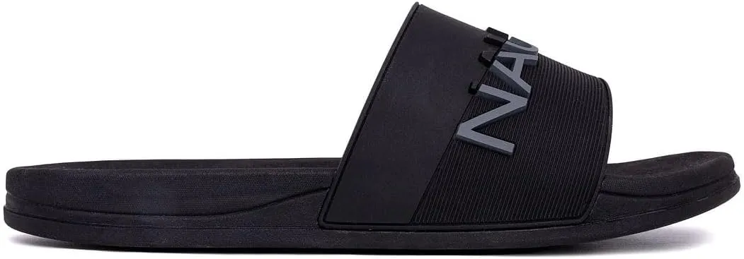 Nautica Men's Slide Sandals – Comfortable Slip-On Pool & Beach Shoes with Cushioned Footbed for Casual Wear