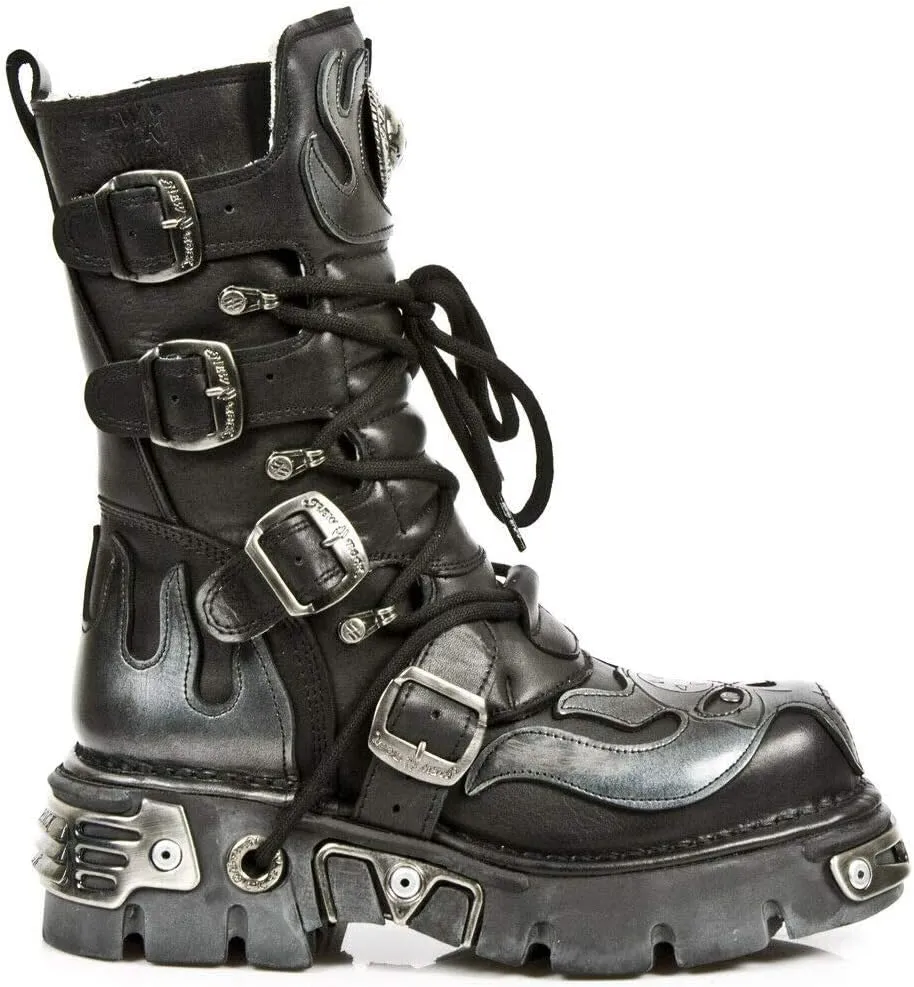New Rock mens Combat Boots