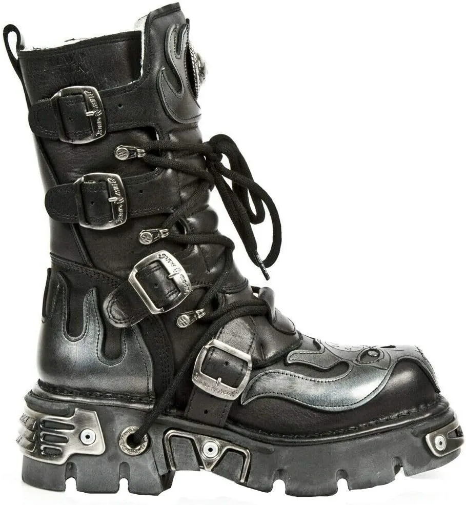 New Rock mens Combat Boots