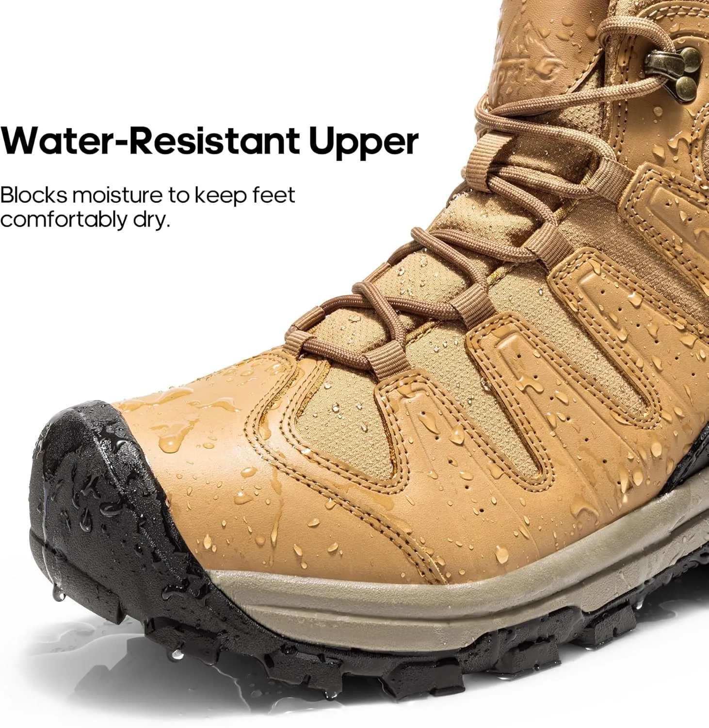 NORTIV 8 Men's Mid Hiking Boots Waterproof Outdoor Trekking Backpacking Camping Shoes