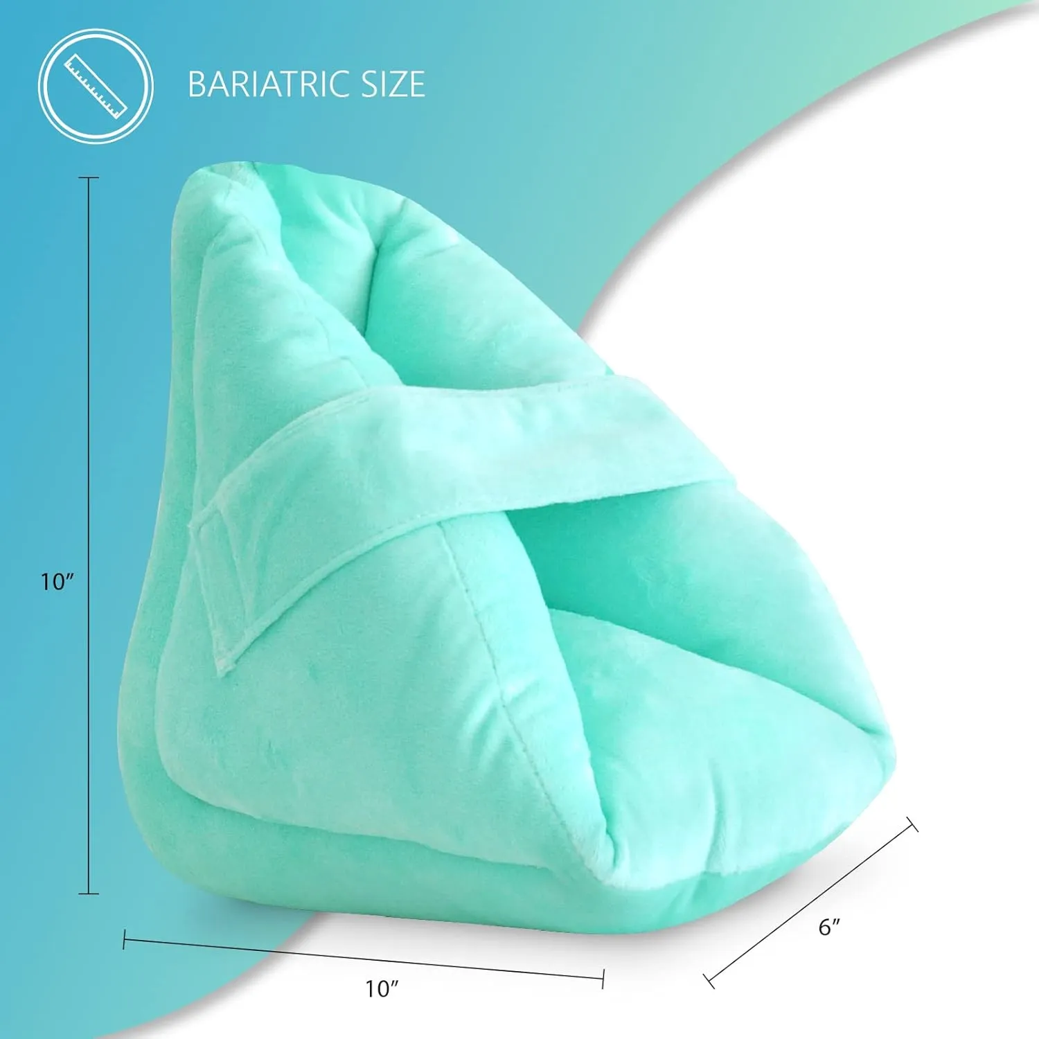 NYOrtho Heel Protector Pressure sores - 2 Ultra Soft Boots - 2 Double Layer Foot Pillows Pressure - Heel Protectors Bed - Standard Bariatric Size - Extra Gentle Velvet Fabric