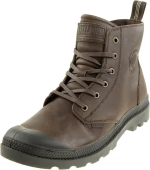 Palladium Unisex Combat Boots Ankle, Bison, 6 US Men