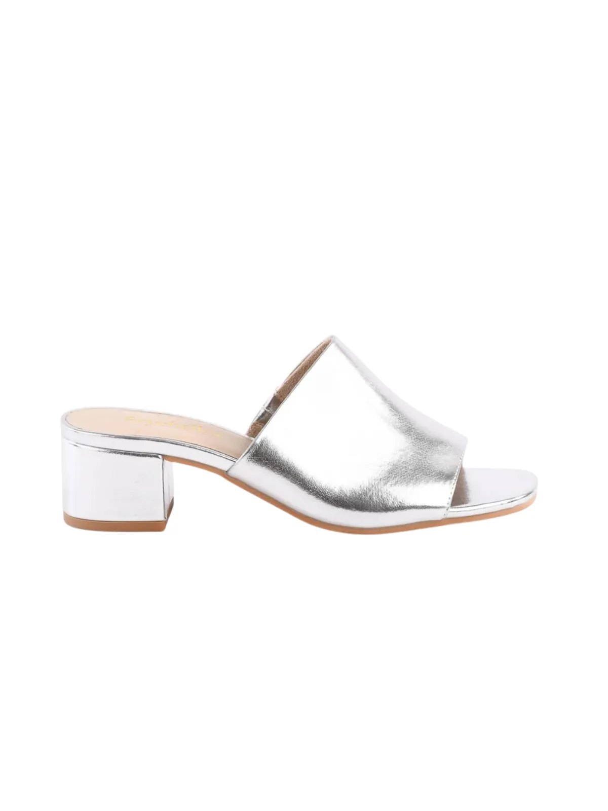 Pepper V Leather Metallic Sandal