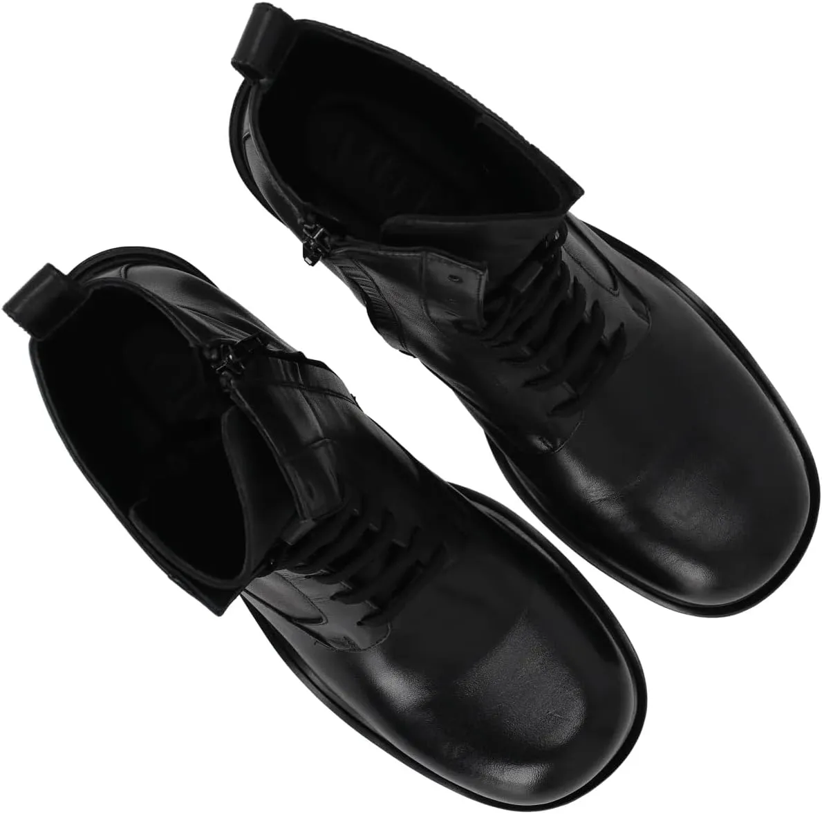 Pinko Women's Hon Amphibian Calf Leather Combat Boots