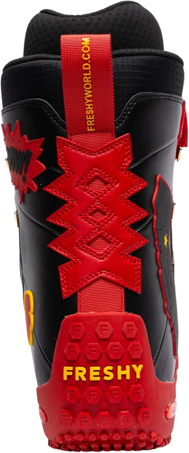 Pow Stomps Snowboard Boots, Waterproof. Custom-Fit Liner - Medium Flex for Snowboarding. Lightweight Durable Shoes