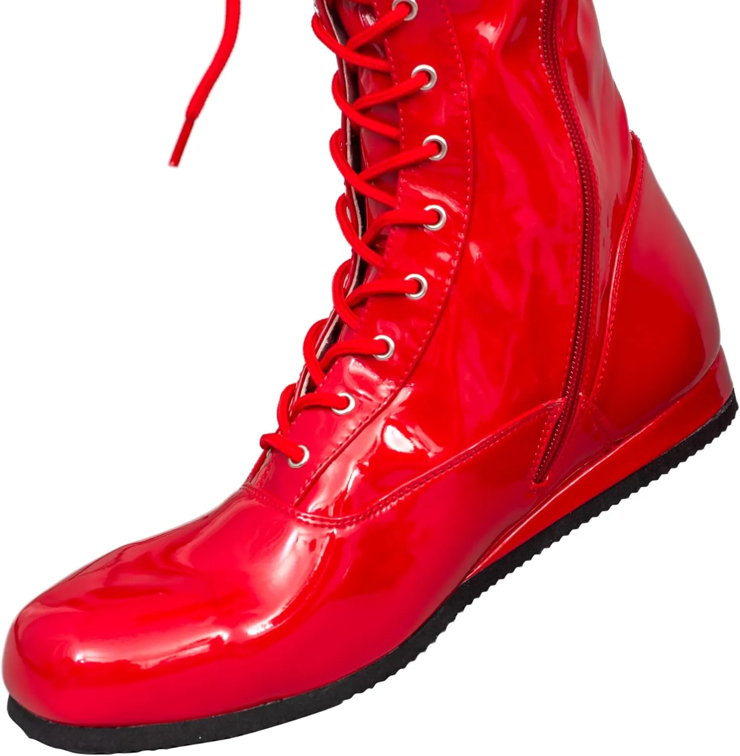 Pro Wrestling Costume Boots Super Hero Wrestler Halloween Cosplay