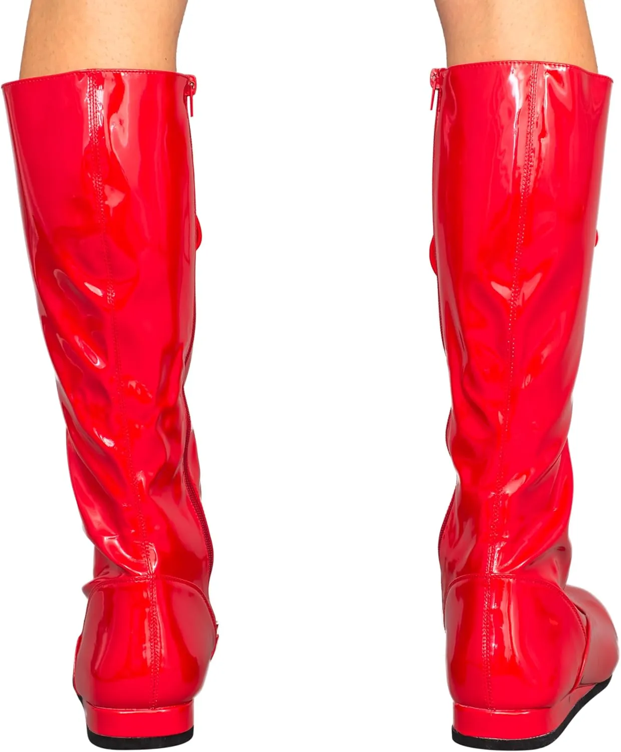Pro Wrestling Costume Boots Super Hero Wrestler Halloween Cosplay