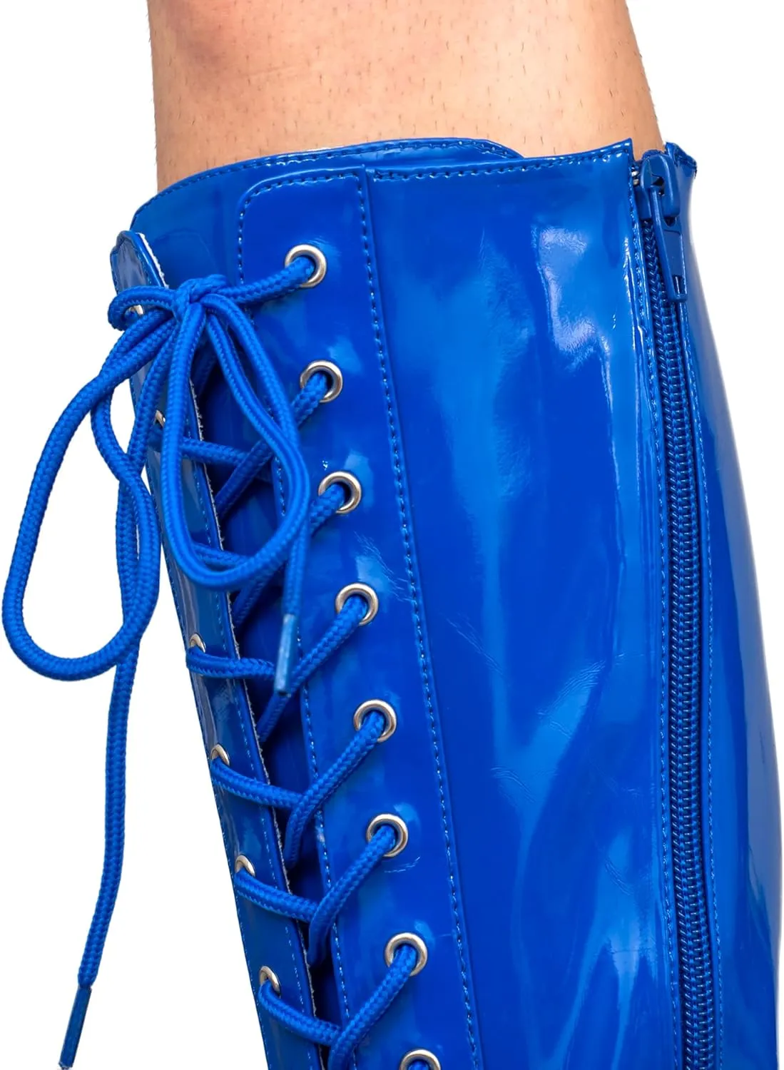 Pro Wrestling Costume Boots Super Hero Wrestler Halloween Cosplay