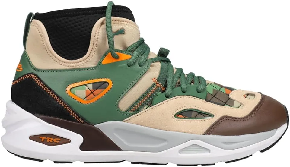 PUMA Mens TRC Blaze Mid X Black Fives Brown Collaboration & Limited Sneakers Shoes 10