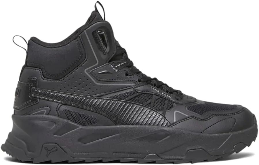 PUMA Mens Trinity Mid Hybrid Lace Up Sneakers Shoes Casual - Black - Size 9 M