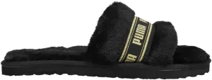 PUMA Womens Fluff Slide Casual Sandals Casual - Black - Size 5 M