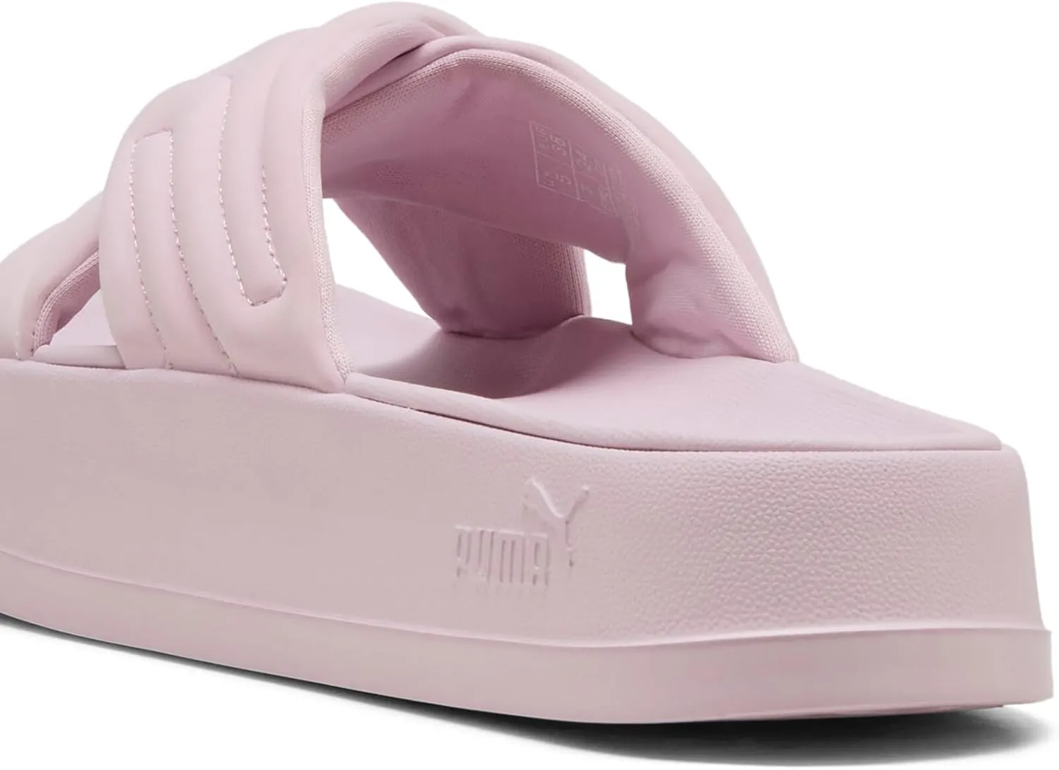 PUMA Women's Leadcat Platform Slide Sandals, Peaceful Blue-White, 8