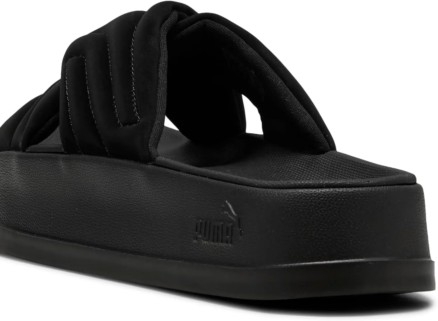 PUMA Women's Leadcat Platform Slide Sandals, Peaceful Blue-White, 8