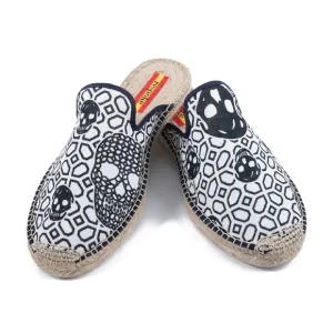 Respoke Women's Nina NINA Black/White Mule Espadrilles 37/ 6.5