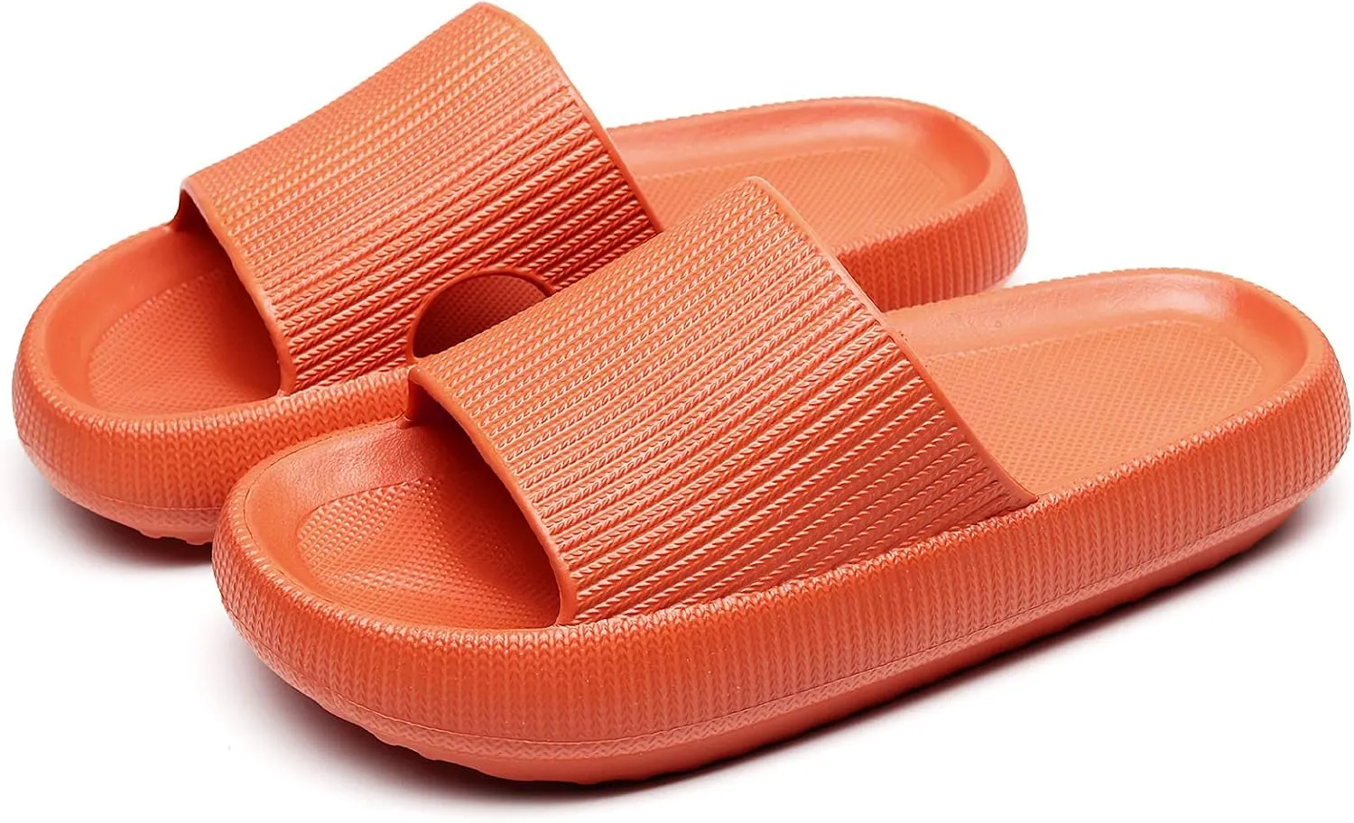 rosyclo Cloud Slippers for Women and Men, Pillow House Slippers Shower Shoes Indoor Slides Bathroom Sandals, Ultimate Comfort, Lightweight, Thick Sole, Non-Slip, Easy to Clean