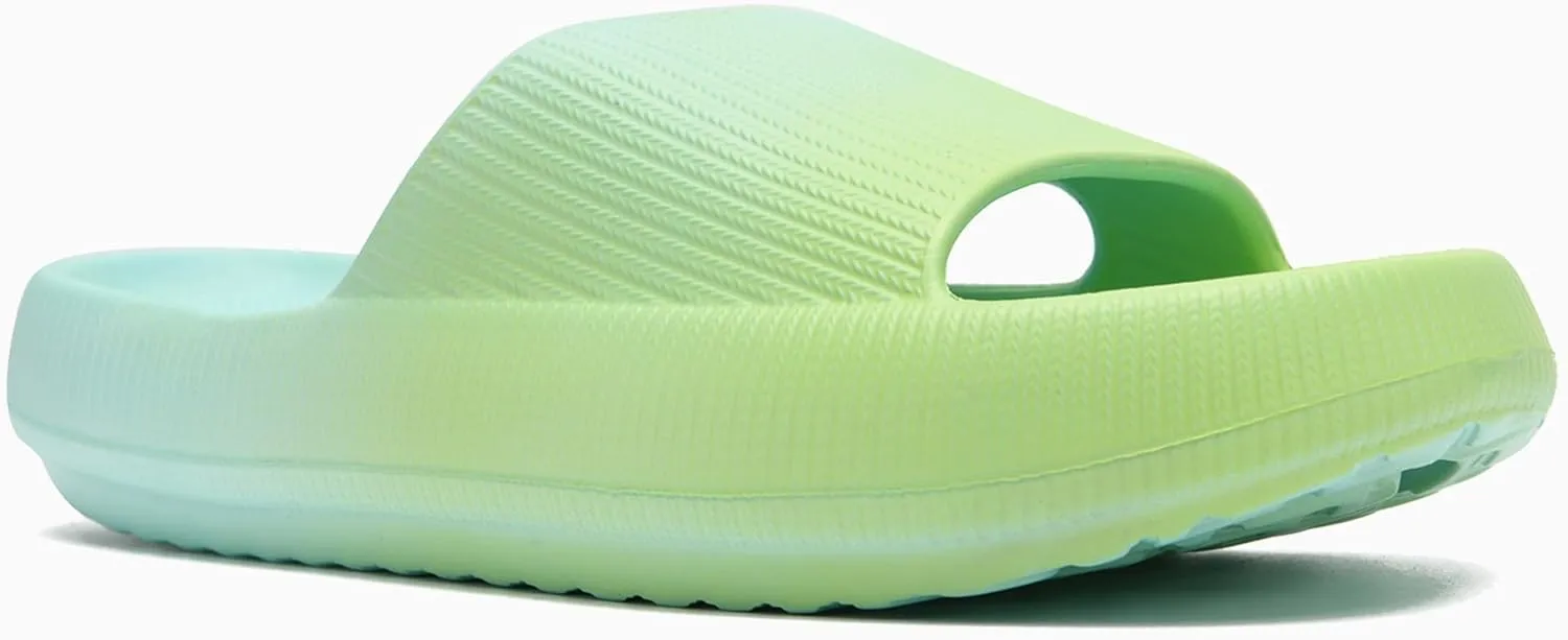 rosyclo Cloud Slippers for Women and Men, Pillow House Slippers Shower Shoes Indoor Slides Bathroom Sandals, Ultimate Comfort, Lightweight, Thick Sole, Non-Slip, Easy to Clean