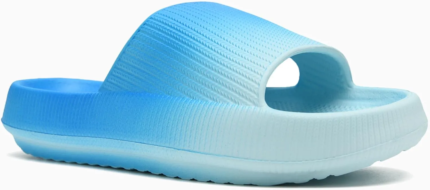rosyclo Cloud Slippers for Women and Men, Pillow House Slippers Shower Shoes Indoor Slides Bathroom Sandals, Ultimate Comfort, Lightweight, Thick Sole, Non-Slip, Easy to Clean