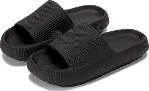 rosyclo Cloud Slippers for Women and Men, Pillow House Slippers Shower Shoes Indoor Slides Bathroom Sandals, Ultimate Comfort, Lightweight, Thick Sole, Non-Slip, Easy to Clean