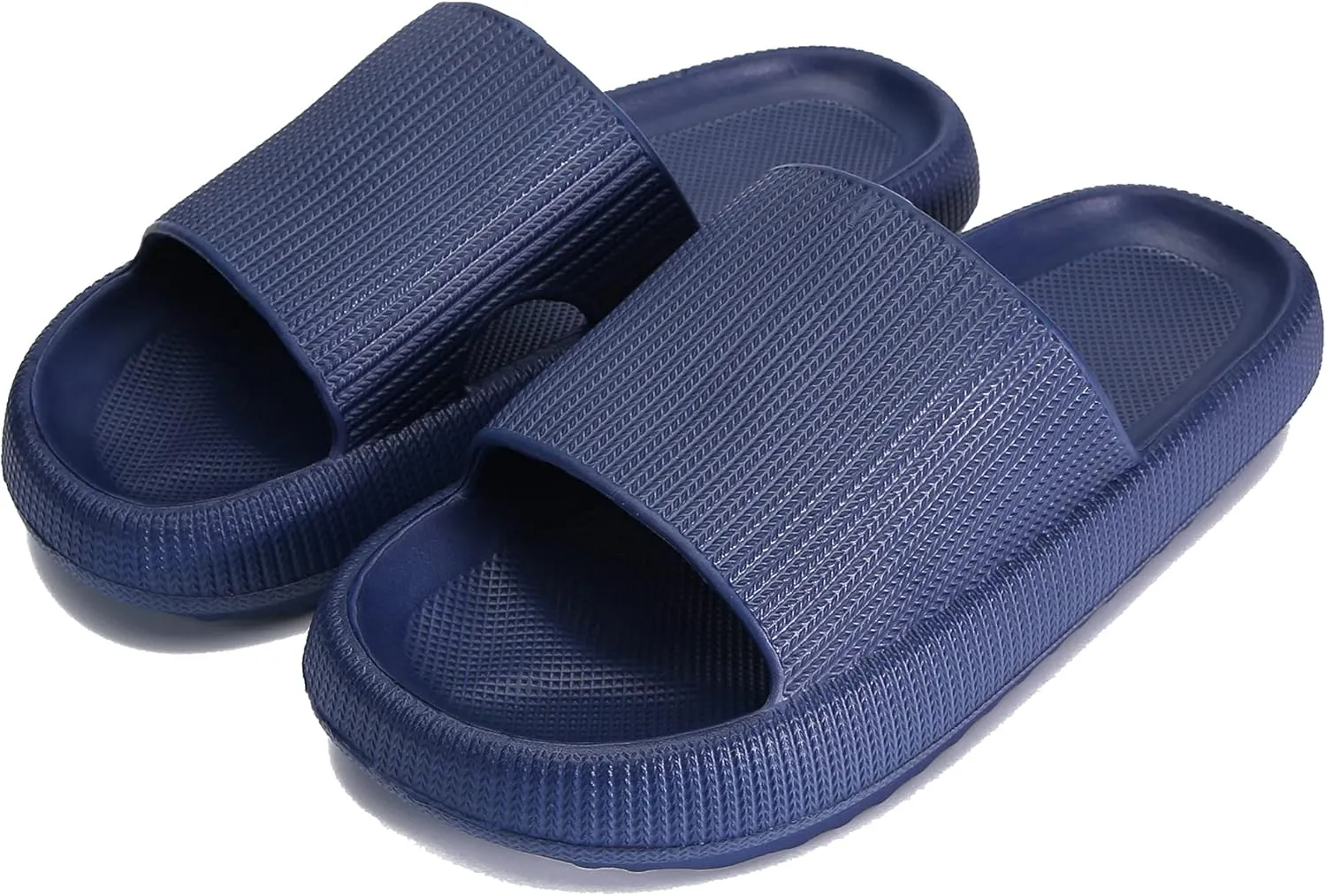 rosyclo Cloud Slippers for Women and Men, Pillow House Slippers Shower Shoes Indoor Slides Bathroom Sandals, Ultimate Comfort, Lightweight, Thick Sole, Non-Slip, Easy to Clean