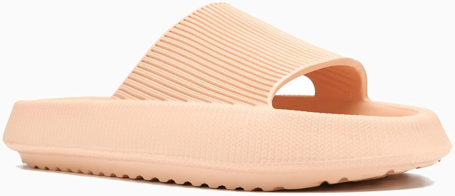 rosyclo Cloud Slippers for Women and Men, Pillow House Slippers Shower Shoes Indoor Slides Bathroom Sandals, Ultimate Comfort, Lightweight, Thick Sole, Non-Slip, Easy to Clean