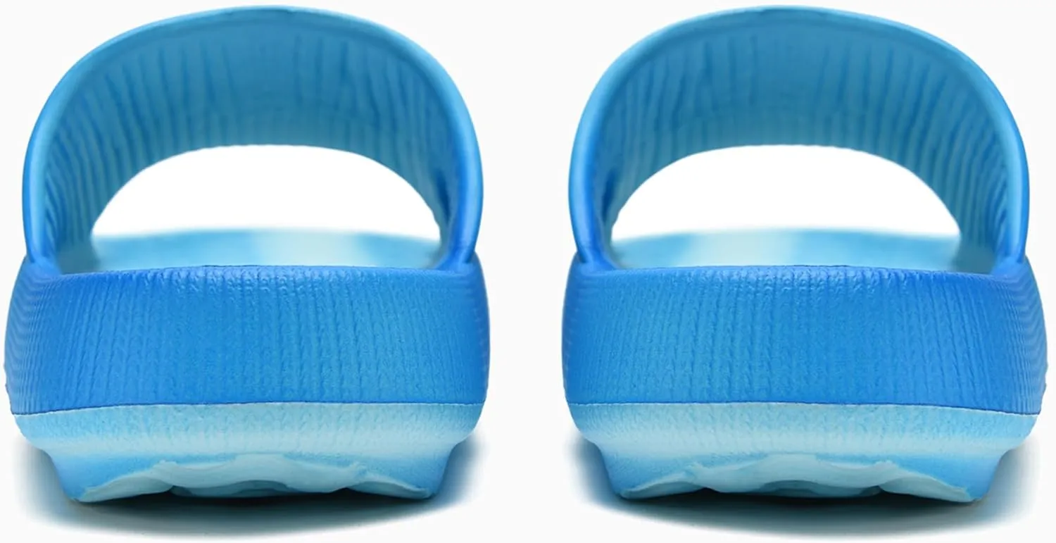 rosyclo Cloud Slippers for Women and Men, Pillow House Slippers Shower Shoes Indoor Slides Bathroom Sandals, Ultimate Comfort, Lightweight, Thick Sole, Non-Slip, Easy to Clean